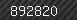 Security number