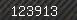 Security number