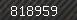 Security number