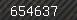 Security number