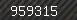 Security number