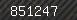 Security number